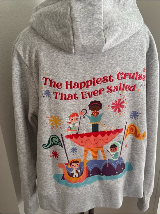 Disney Tops - Disney Parks WDW It’s A Small World Collection Zip Up Hoodie XL New 2026 Disney